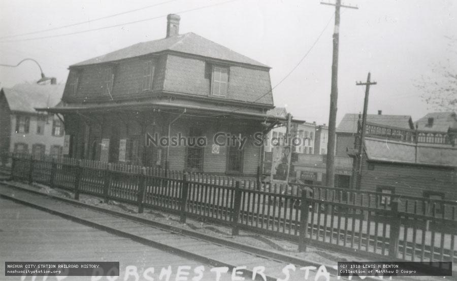 Postcard: Railroad Station, Dorchester, Massachusetts